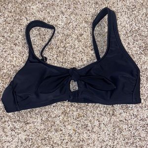 black bikini top